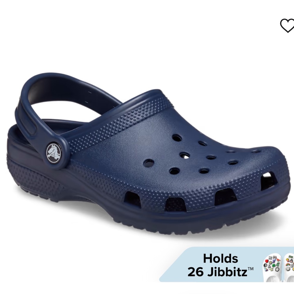 NWOT Crocs Kids Baby Navy Blue 4
